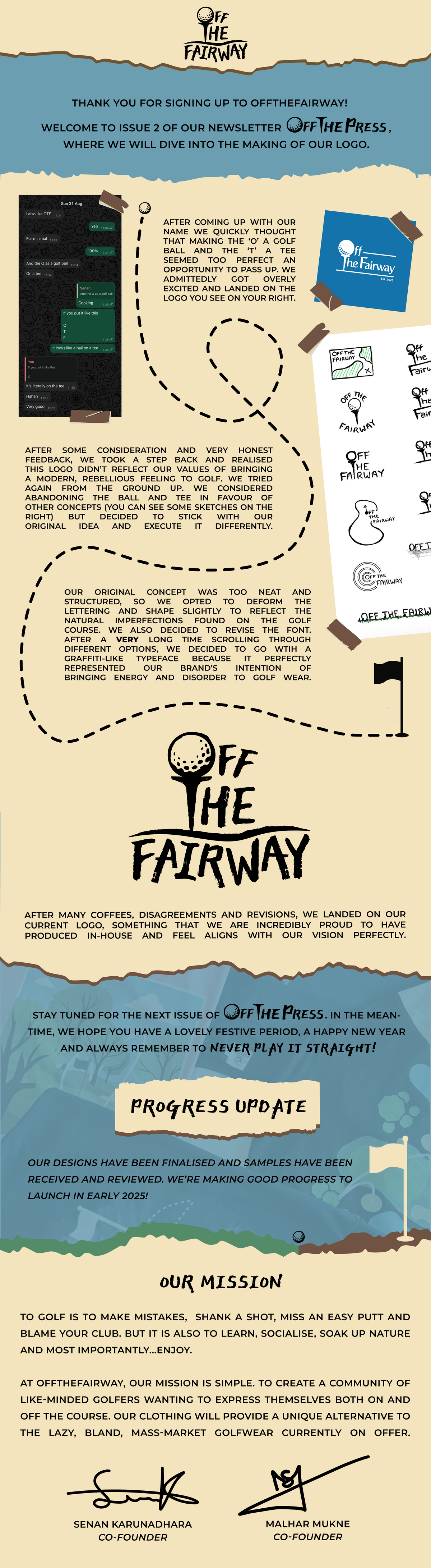 ISSUE #2 - OUR LOGO